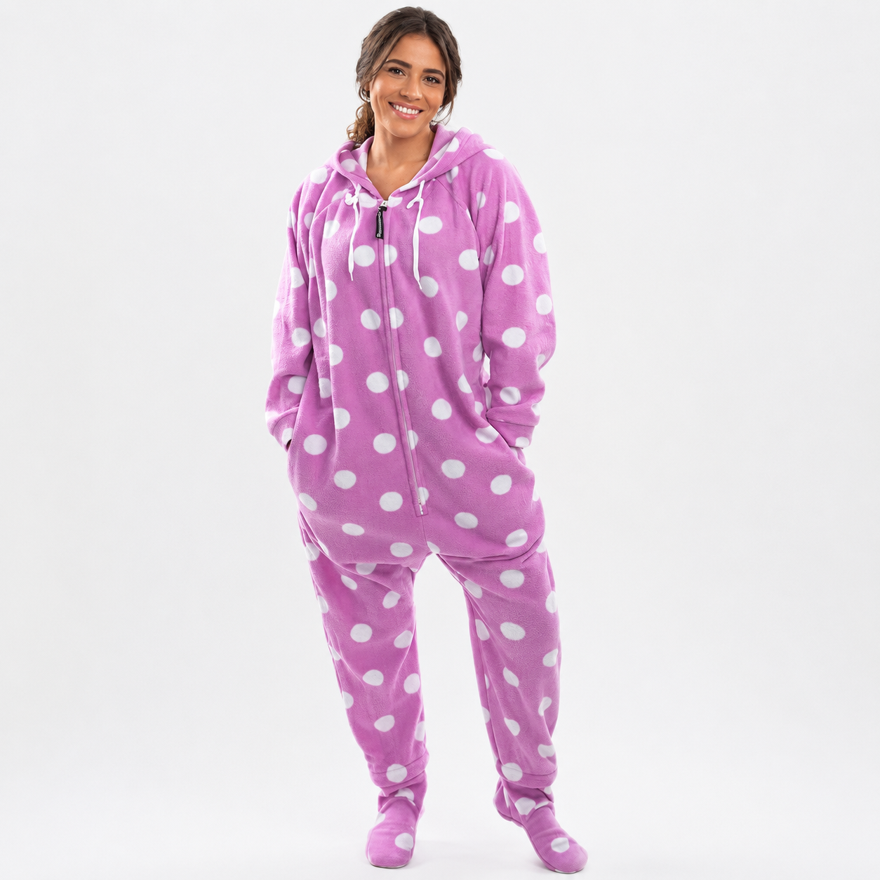 Hooded Fleece Lounge Pajama Onesie Jumpsuit For Men And Women