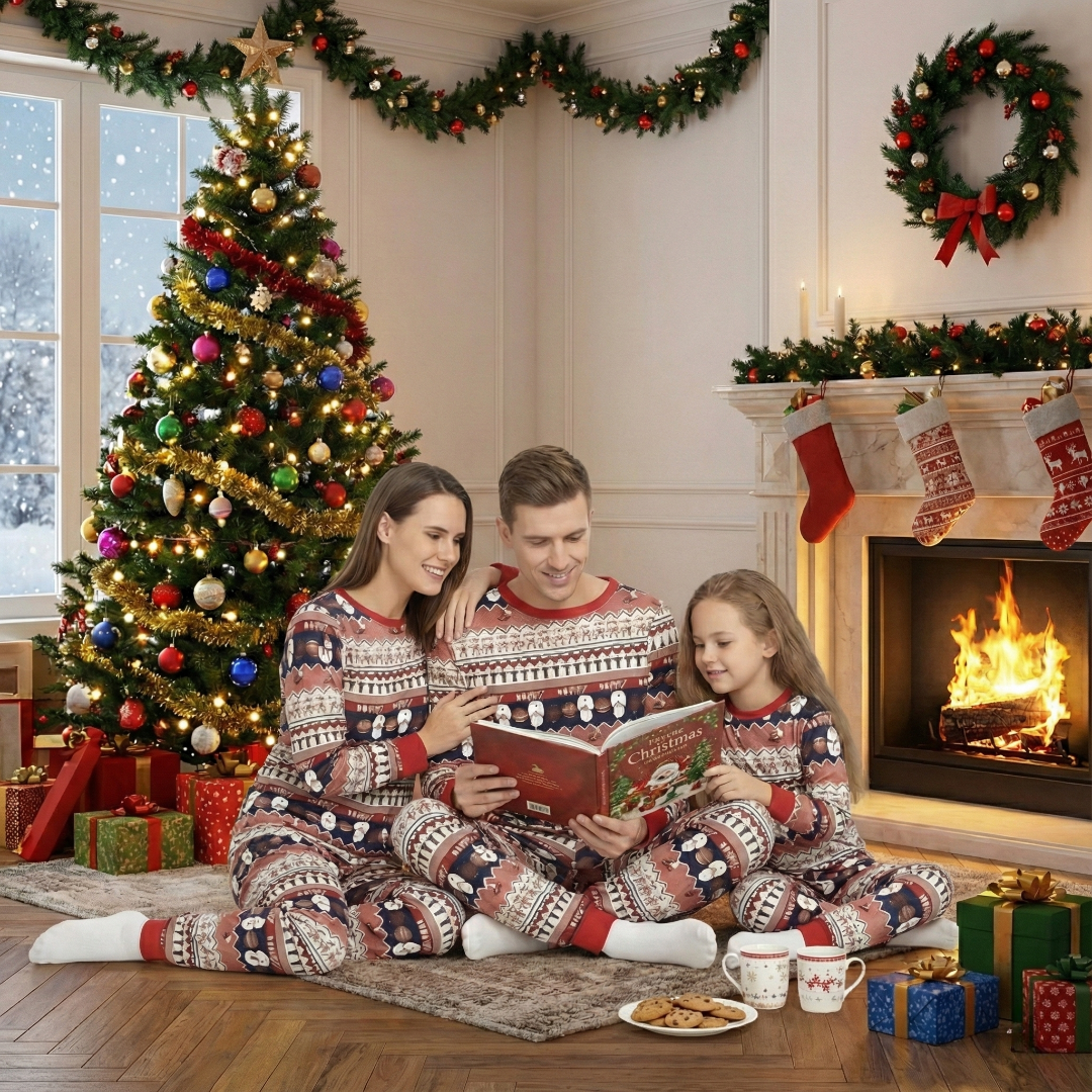 Long Sleeves Family Matching Pajama Set
