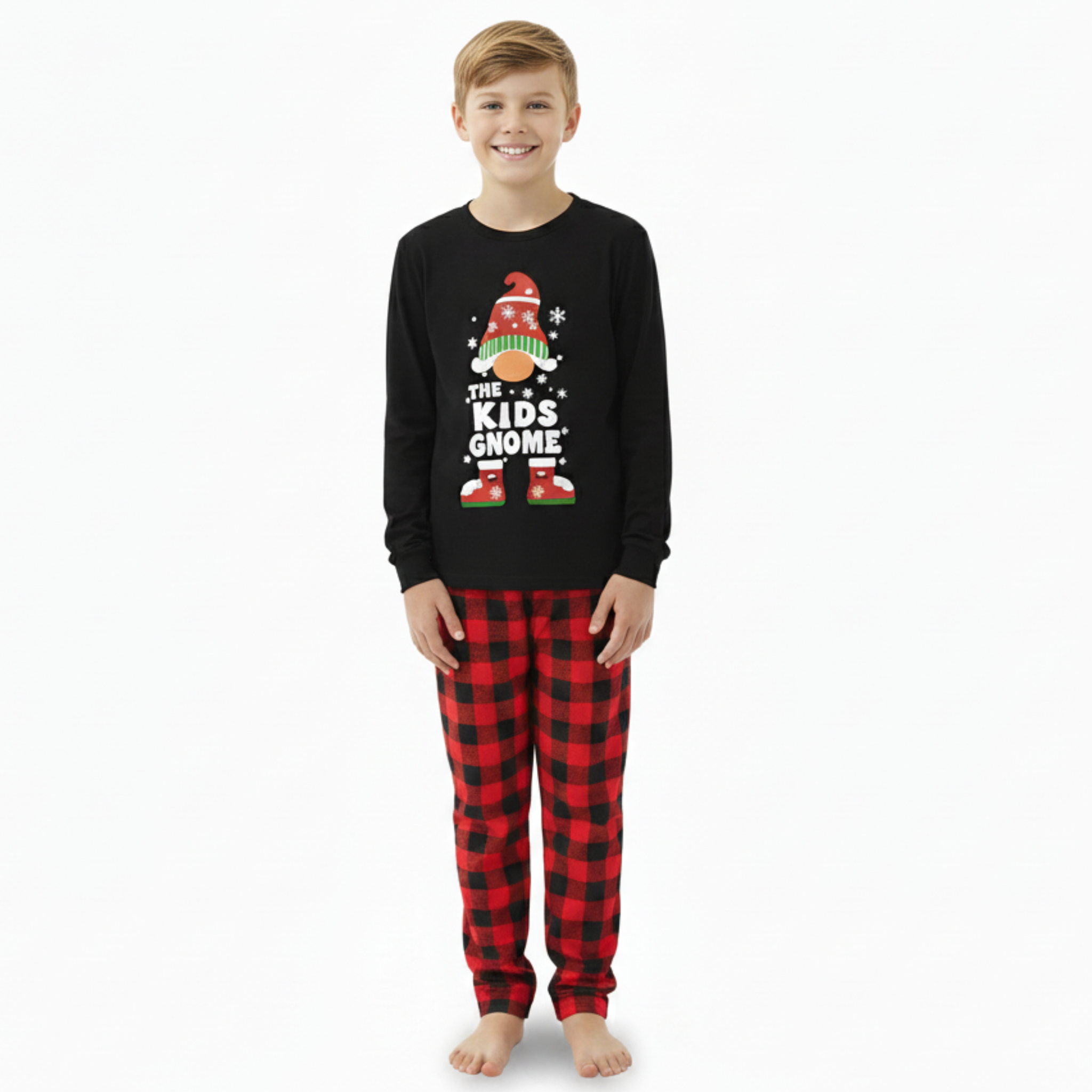 Christmas Gnome Graphic Family Matching Pajama Sets