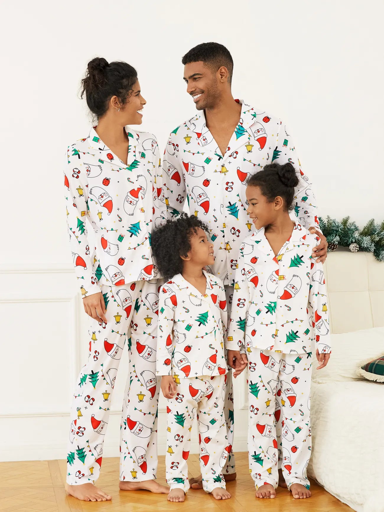 Christmas Festival Print Family Matching Pajama Set-Original Pajamas