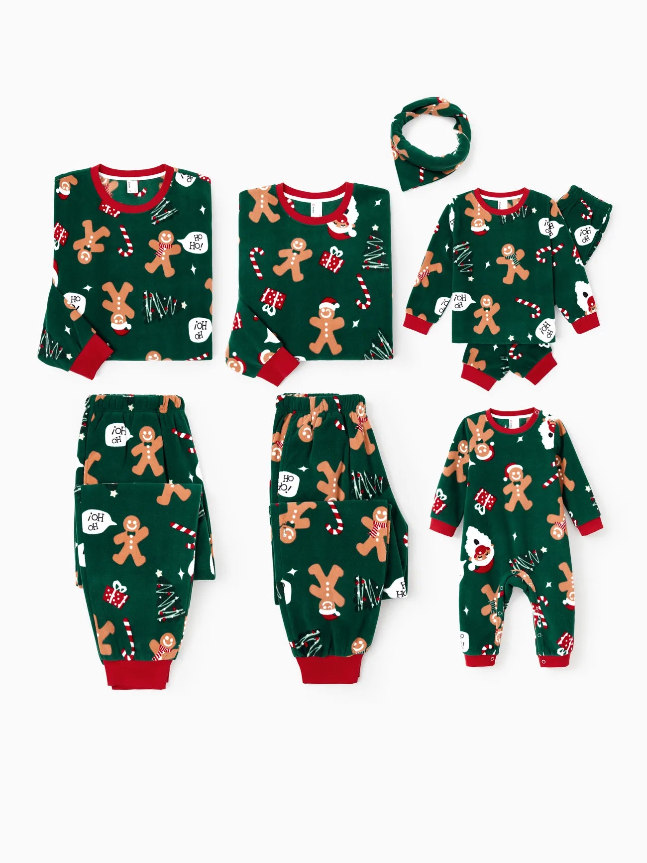 Christmas Gingerbread Printed Family Outfit Set-Original Pajamas