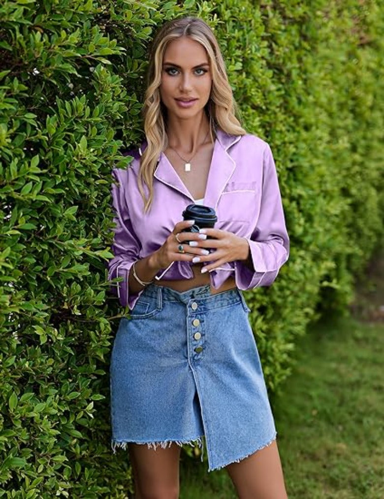 Classic Button Down Long Pajamas Set-Original Pajamas