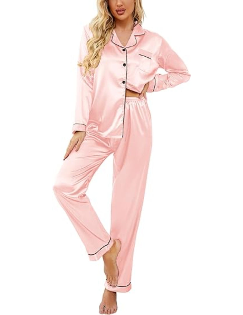 Classic Button Down Long Pajamas Set-Original Pajamas