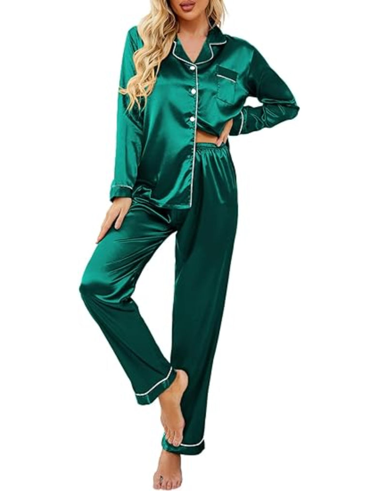 Classic Button Down Long Pajamas Set-Original Pajamas