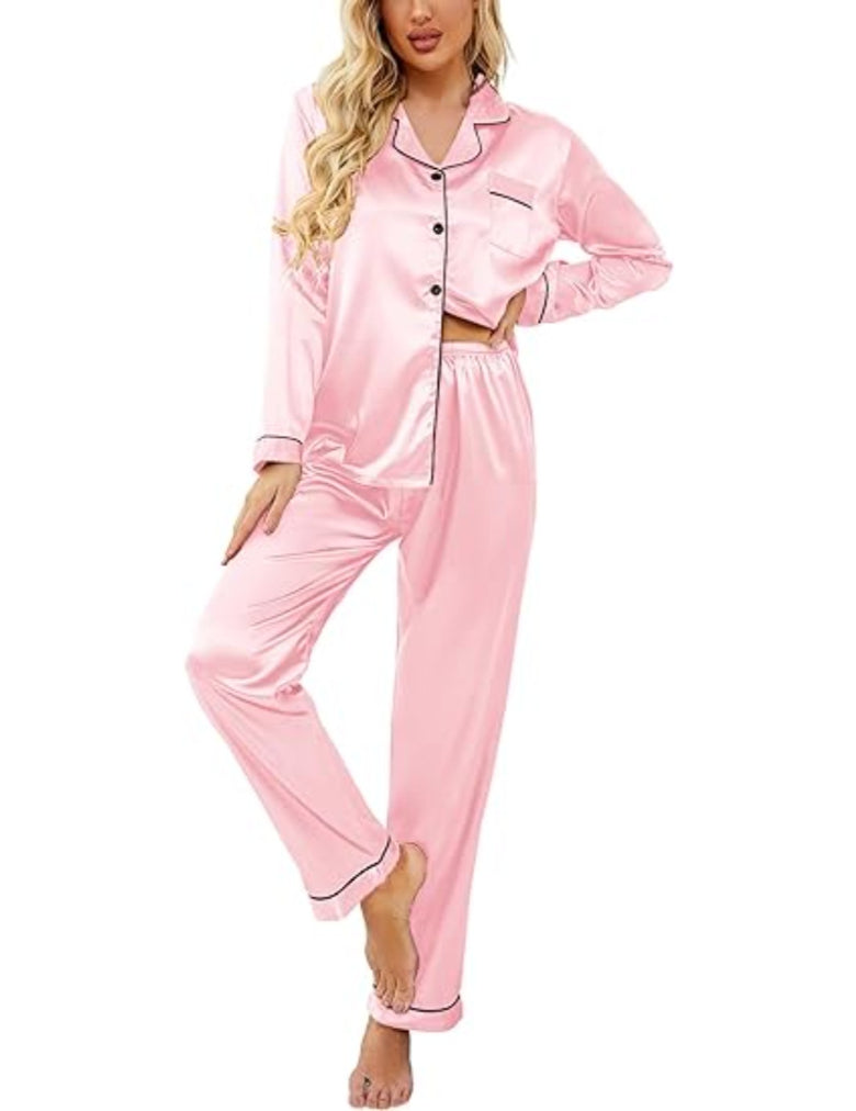 Classic Button Down Long Pajamas Set-Original Pajamas