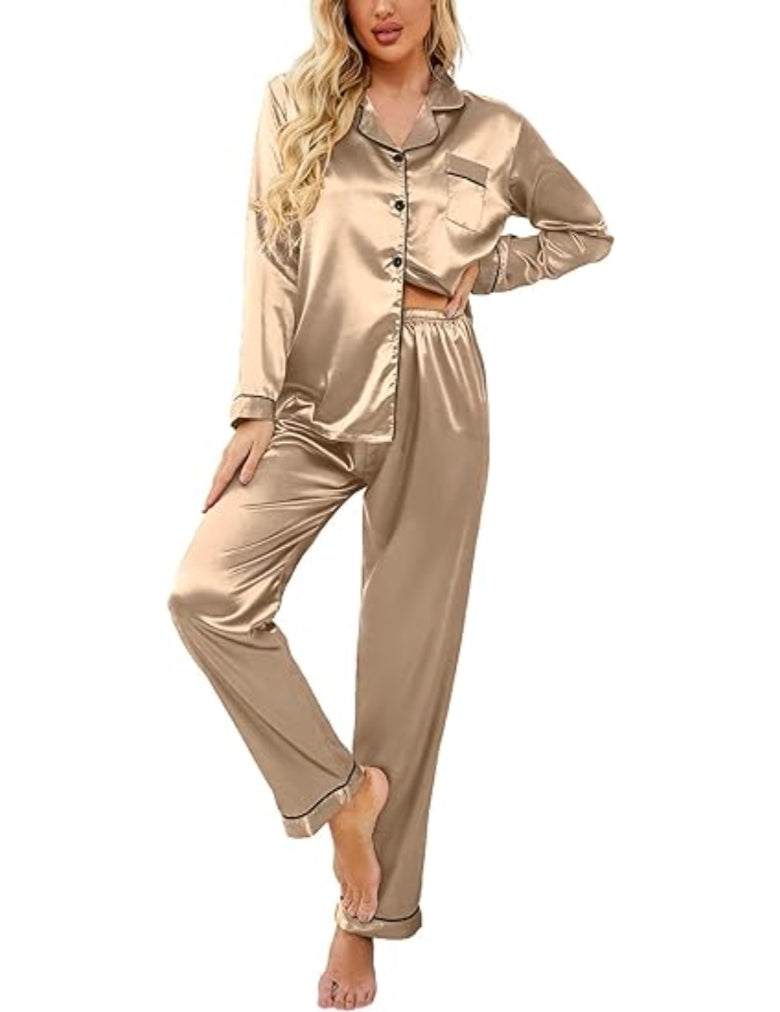 Classic Button Down Long Pajamas Set-Original Pajamas