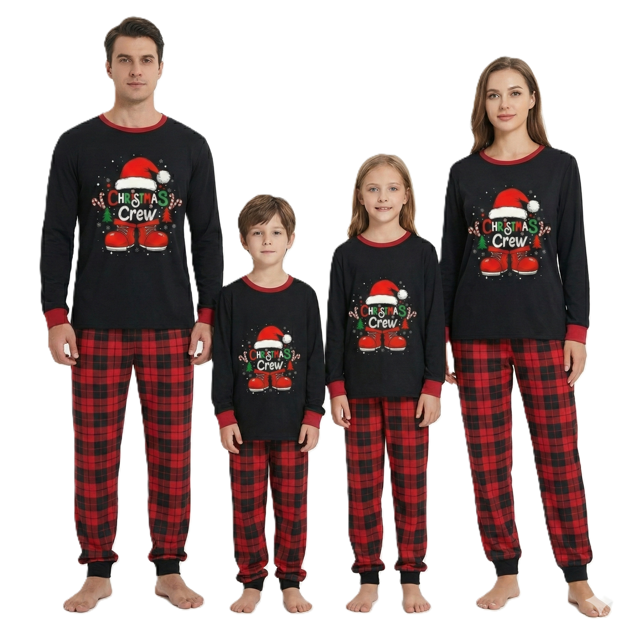 Comfortable Family Pajama Set For Christmas Celebrations