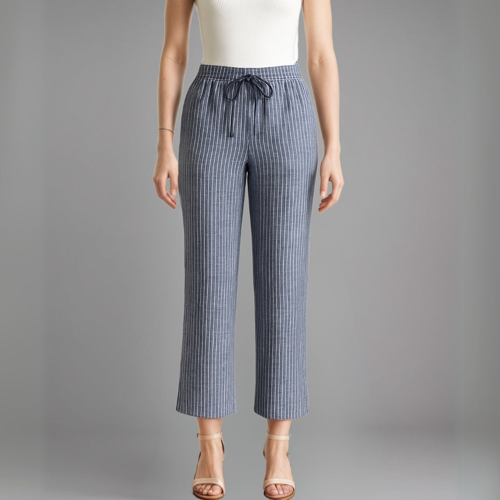100% European Linen Wide Leg Pants-Original Pajamas