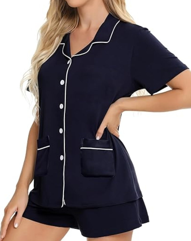 Comfy Pajamas With Pockets Set-Original Pajamas