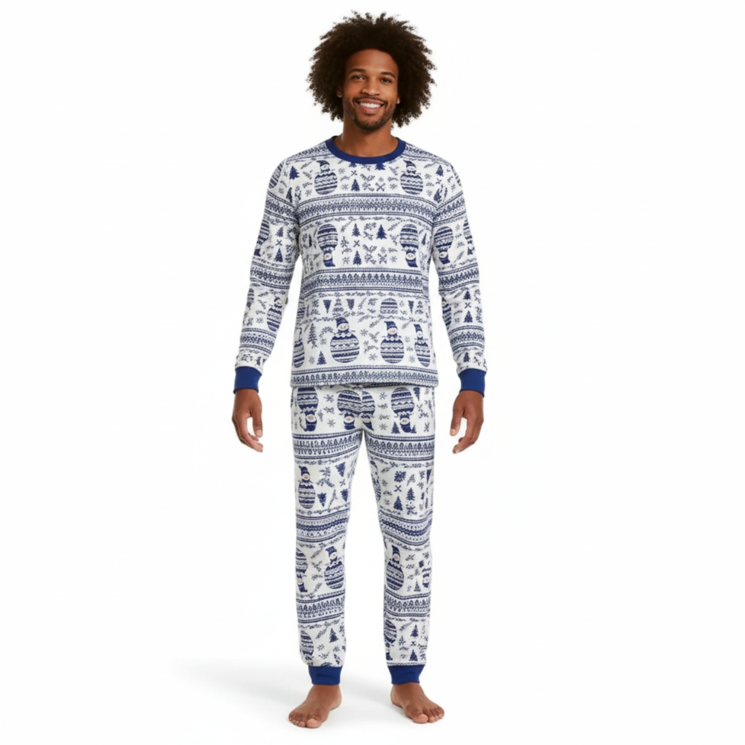 Cozy Family Matching Christmas Pajama Set For Holidays