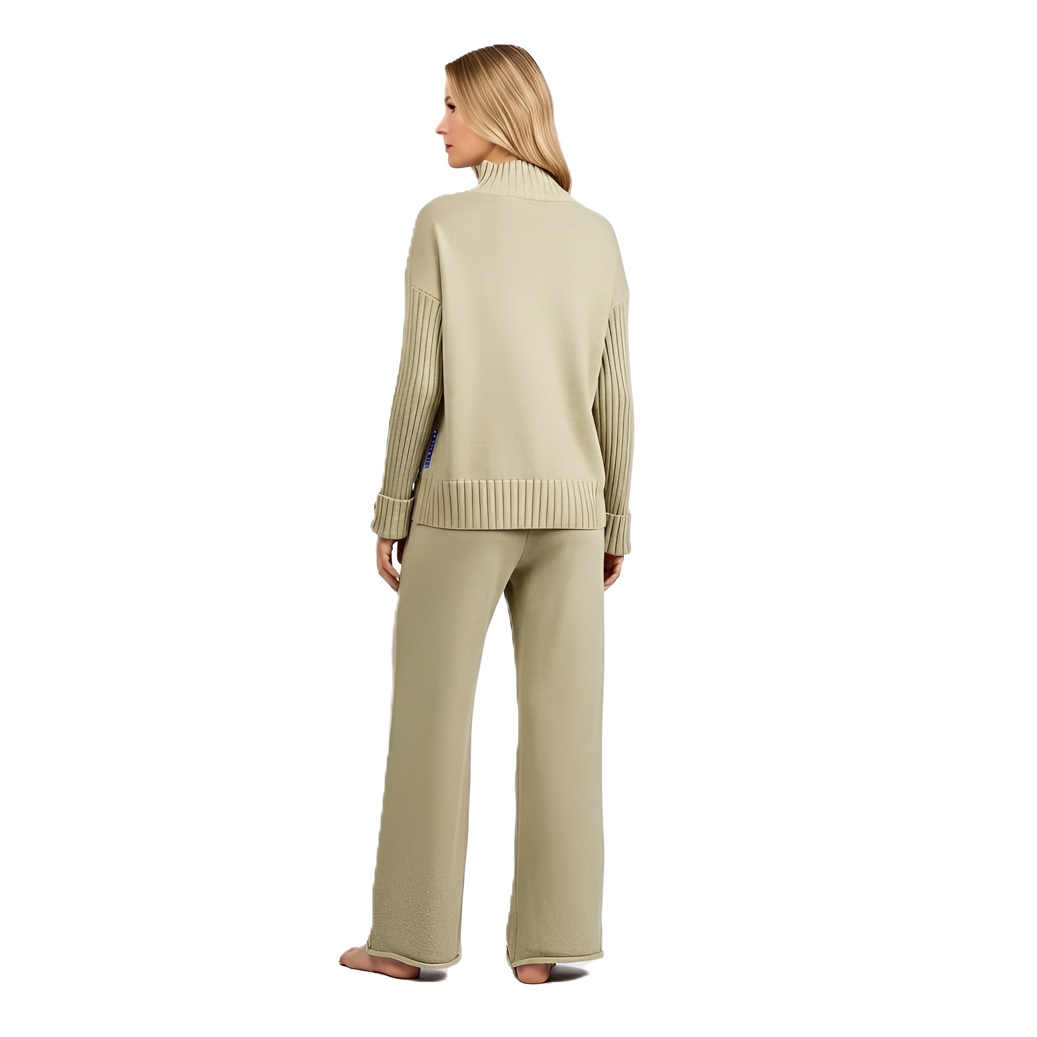 Knit Two Piece Winter Set Outfit
