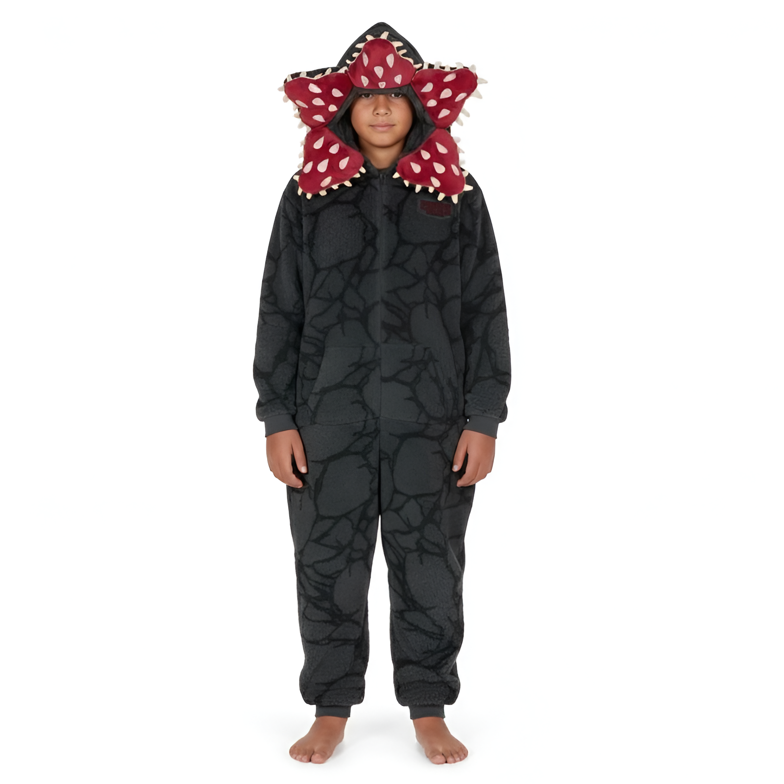 Demogorgon Cosplay One Piece Hooded Jumpsuit