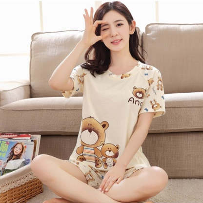 Women's Cartoon Comfortable Pajamas Set-Original Pajamas