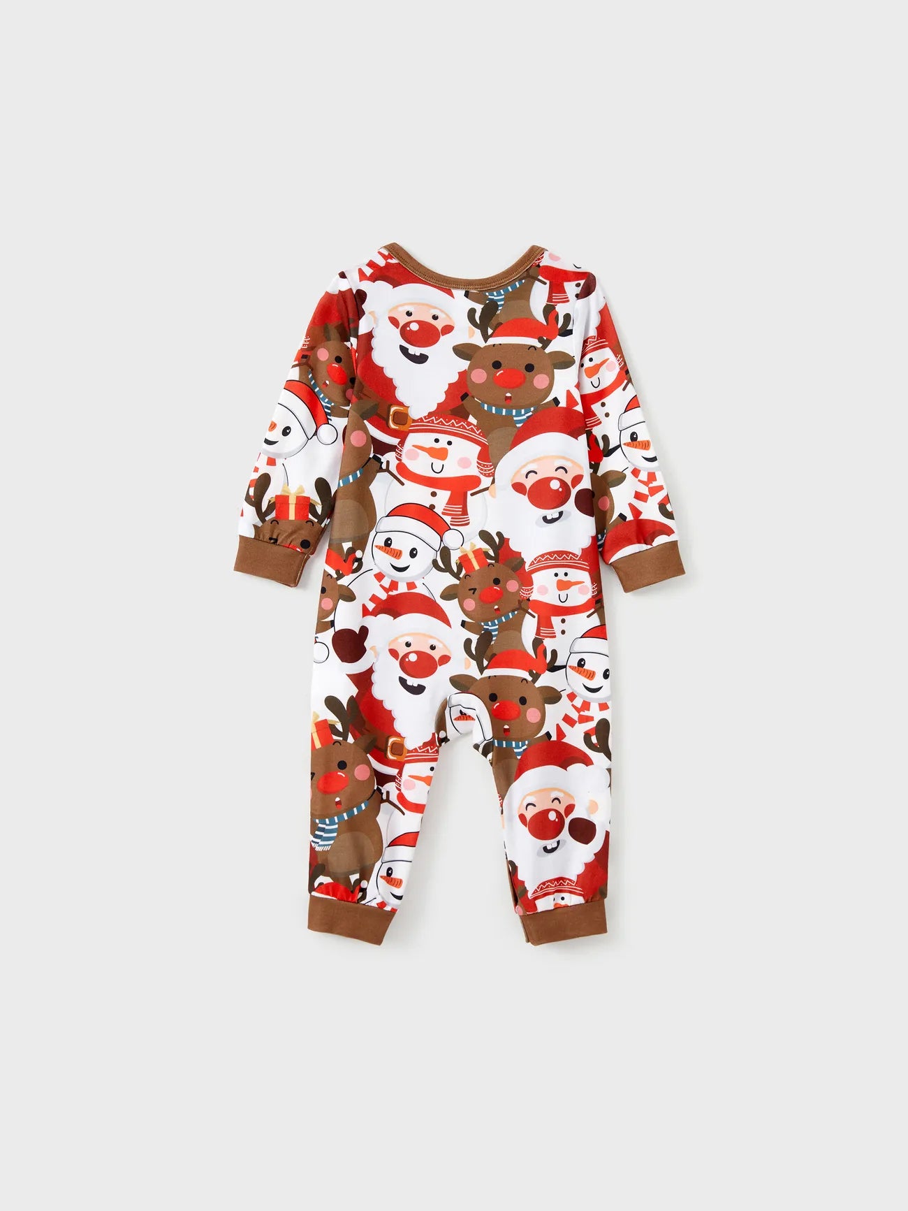 Christmas Family Matching Reindeer Print Raglan Sleeve Pajamas Sets-Original Pajamas