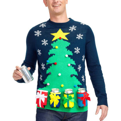 Decorative Festive Christmas Sweaters-Original Pajamas