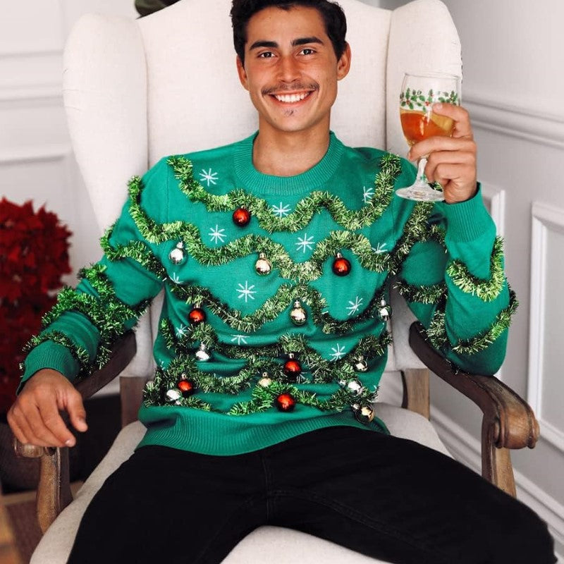 Charming Holiday Sweaters With Festive Embellishments-Original Pajamas
