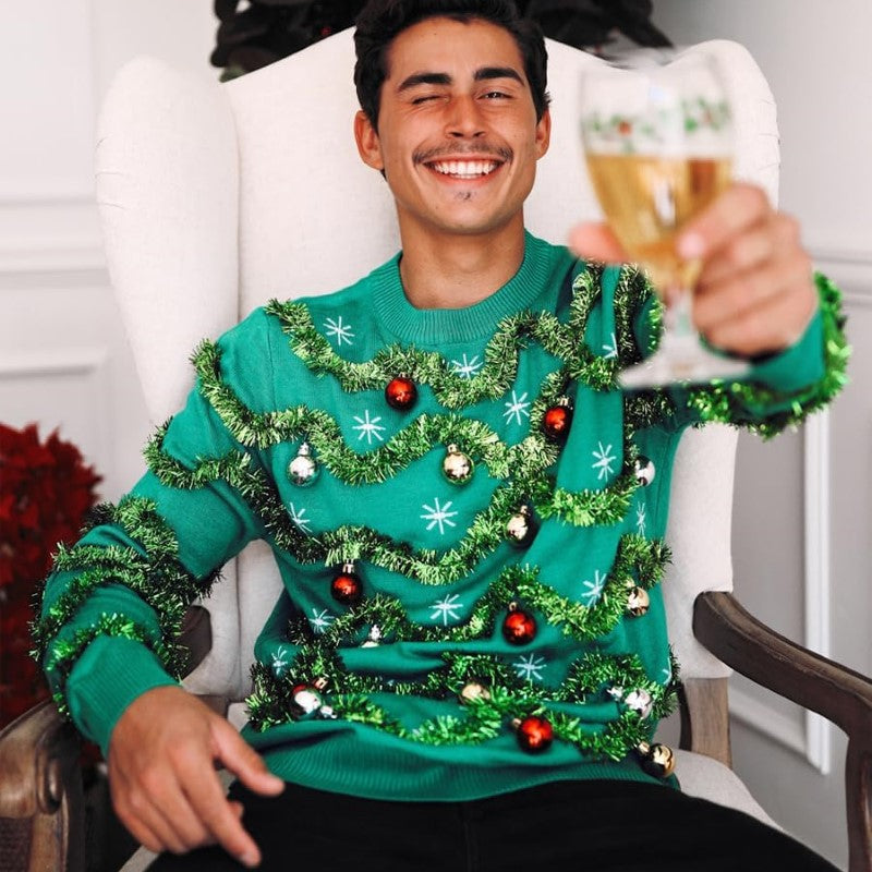 Charming Holiday Sweaters With Festive Embellishments-Original Pajamas