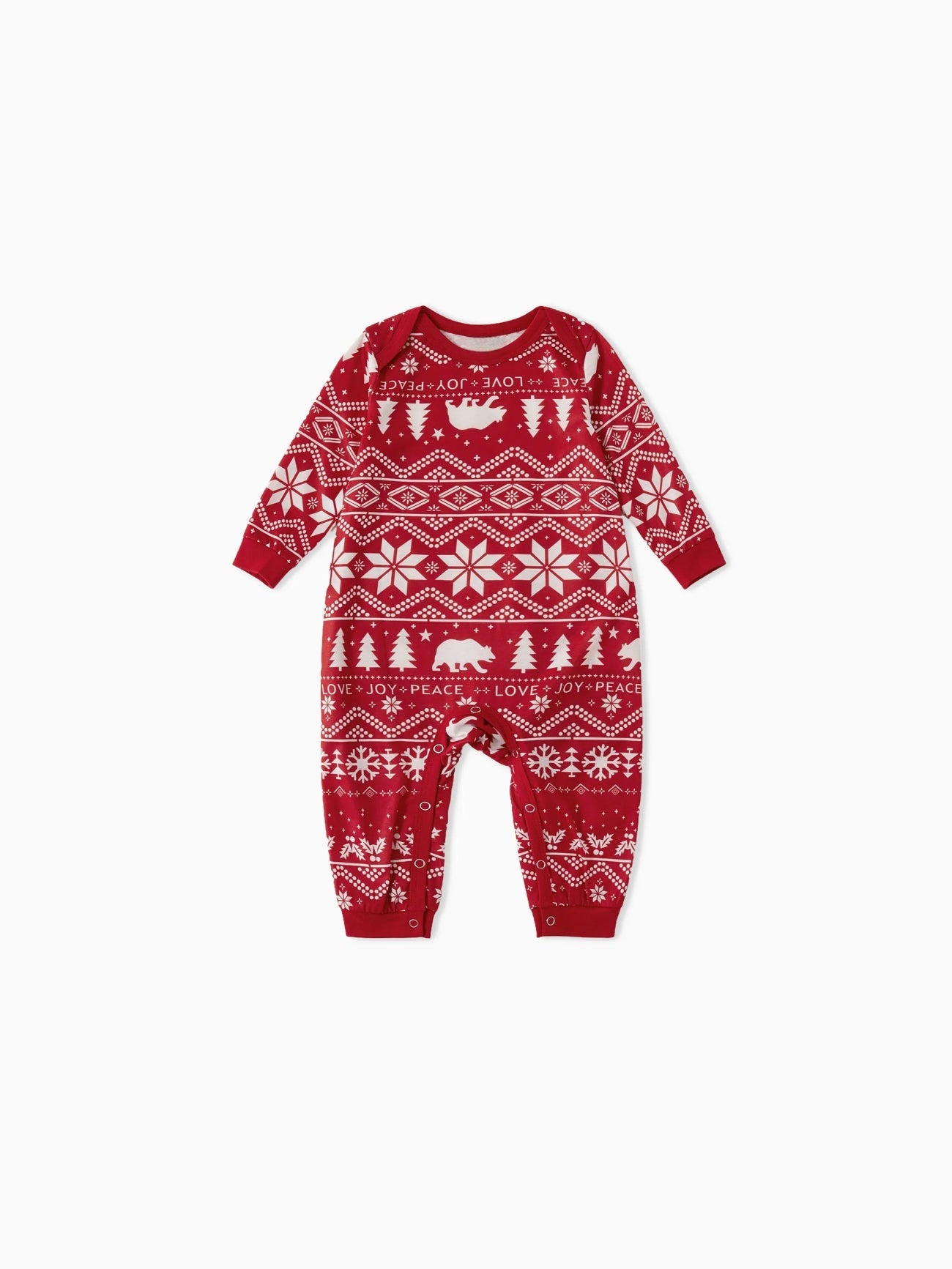 Christmas Festive Red Family Matching Pajama Set-Original Pajamas