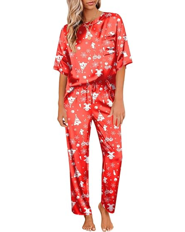 Festive Themed Shirt And Pajamas Set-Original Pajamas