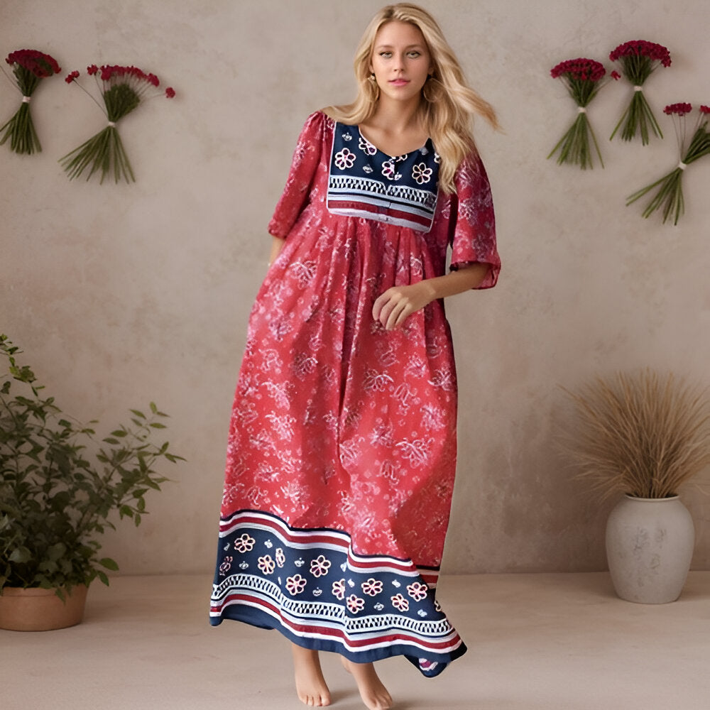 Women's Front Lounger House Dress-Original Pajamas