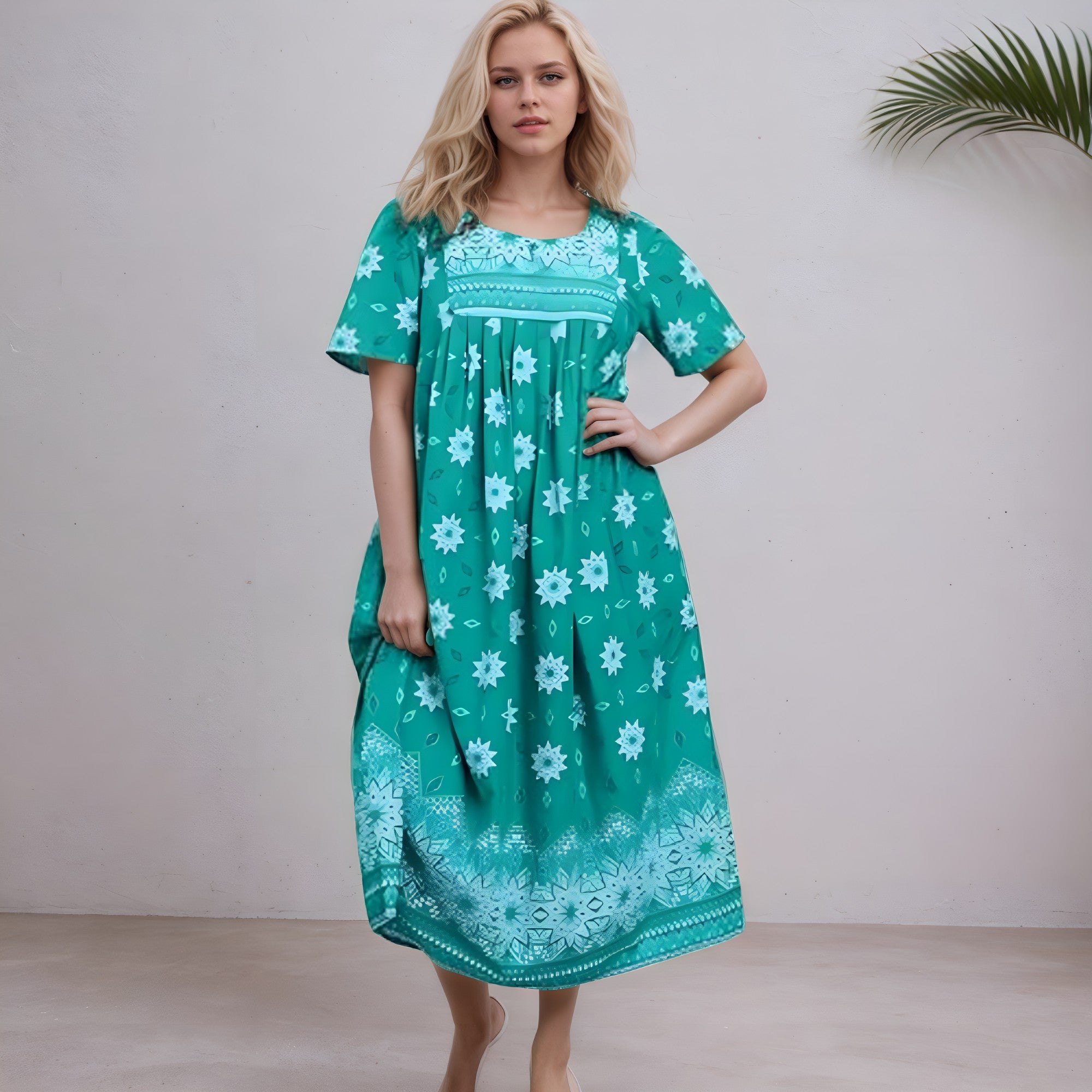 Women's Front Lounger House Dress-Original Pajamas