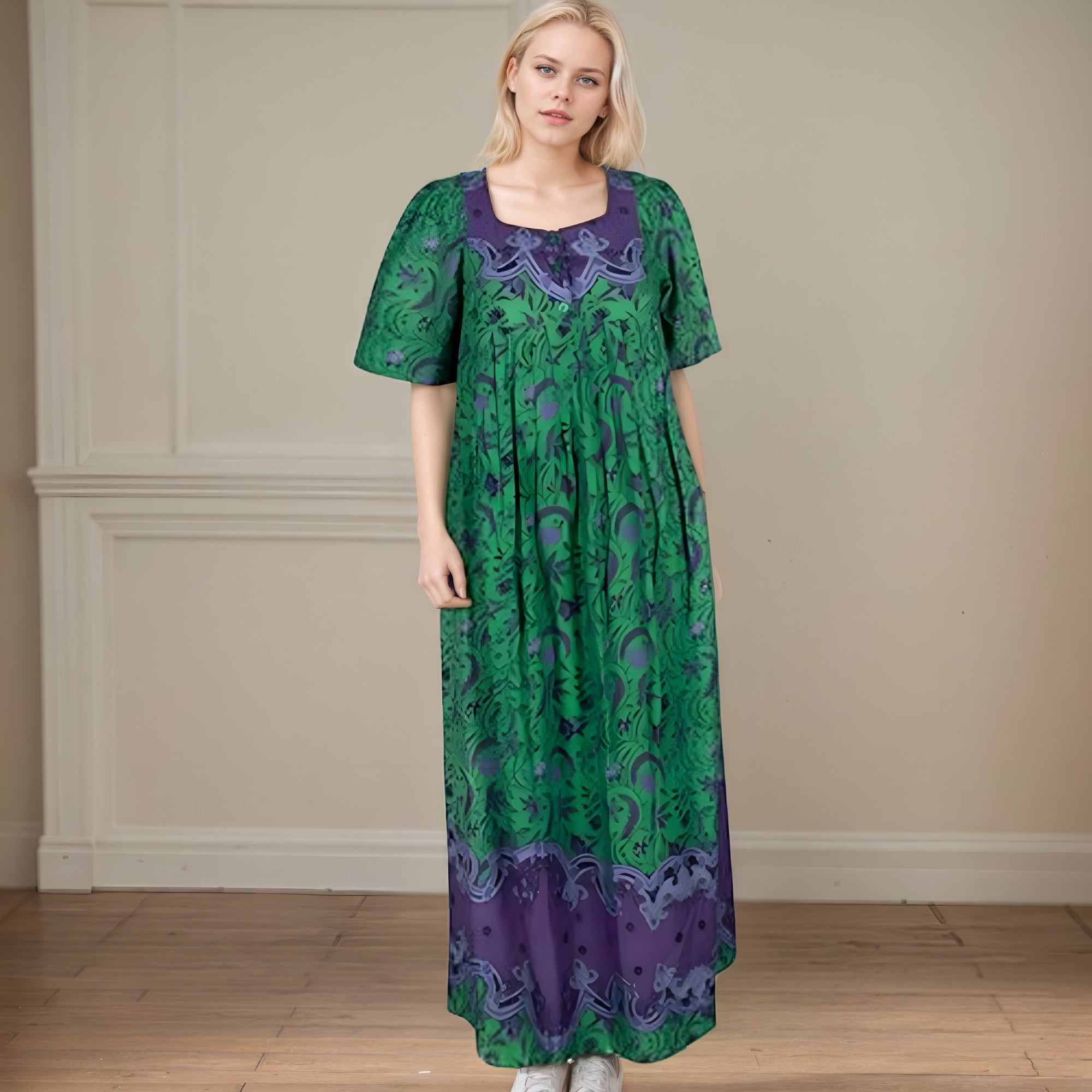 Women's Front Lounger House Dress-Original Pajamas