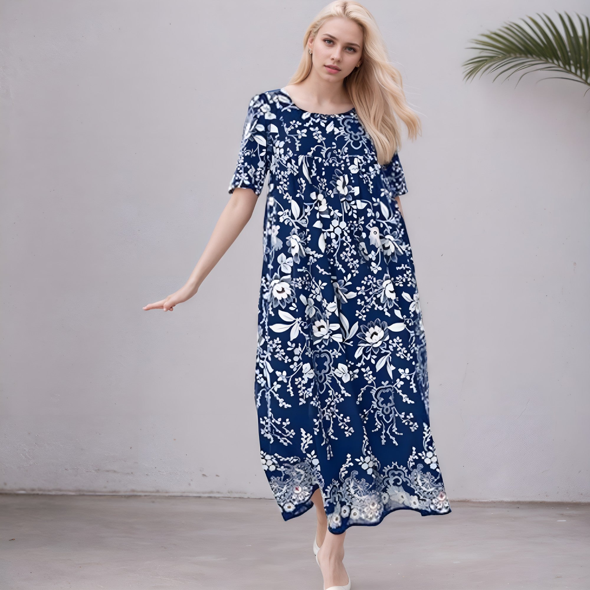 Women's Front Lounger House Dress-Original Pajamas