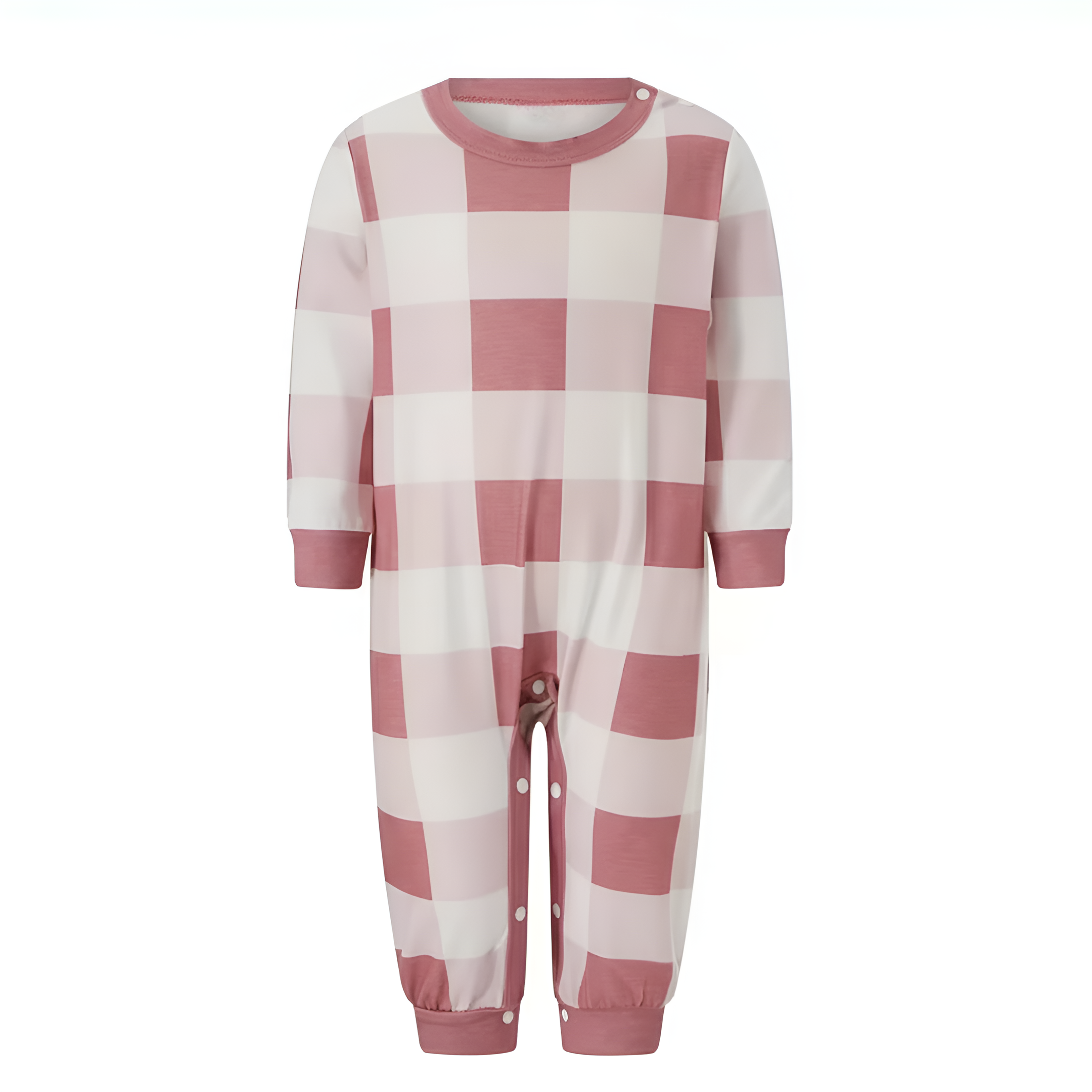 Long Sleeve T Shirt with Pants Plaid Sleepwear Loungewear Family Matching Pajama Sets