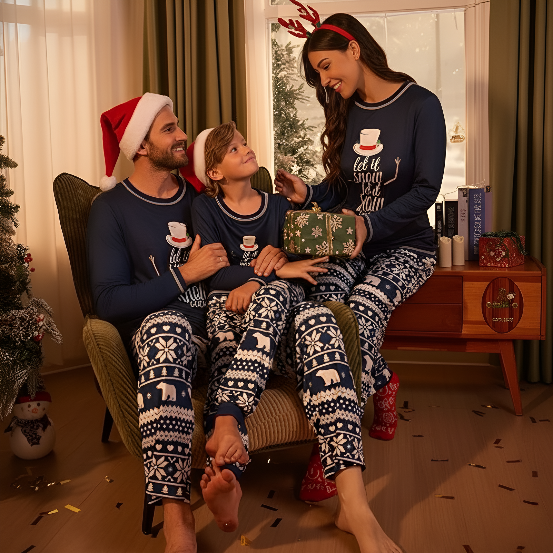 Matching Family Sets Christmas Pajamas Set Xmas PJS Sleepwear Soft Christmas Matching Jammies