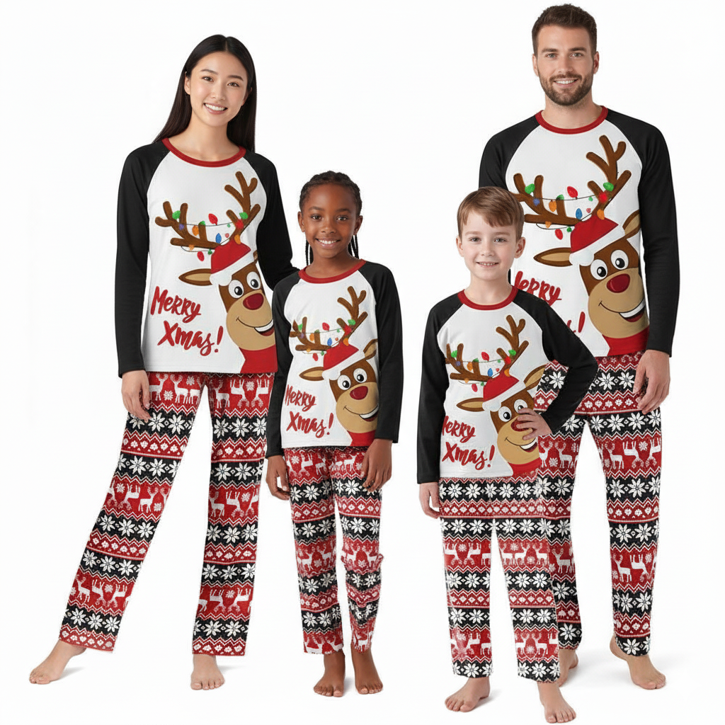 Matching Family Pajamas Sets Christmas