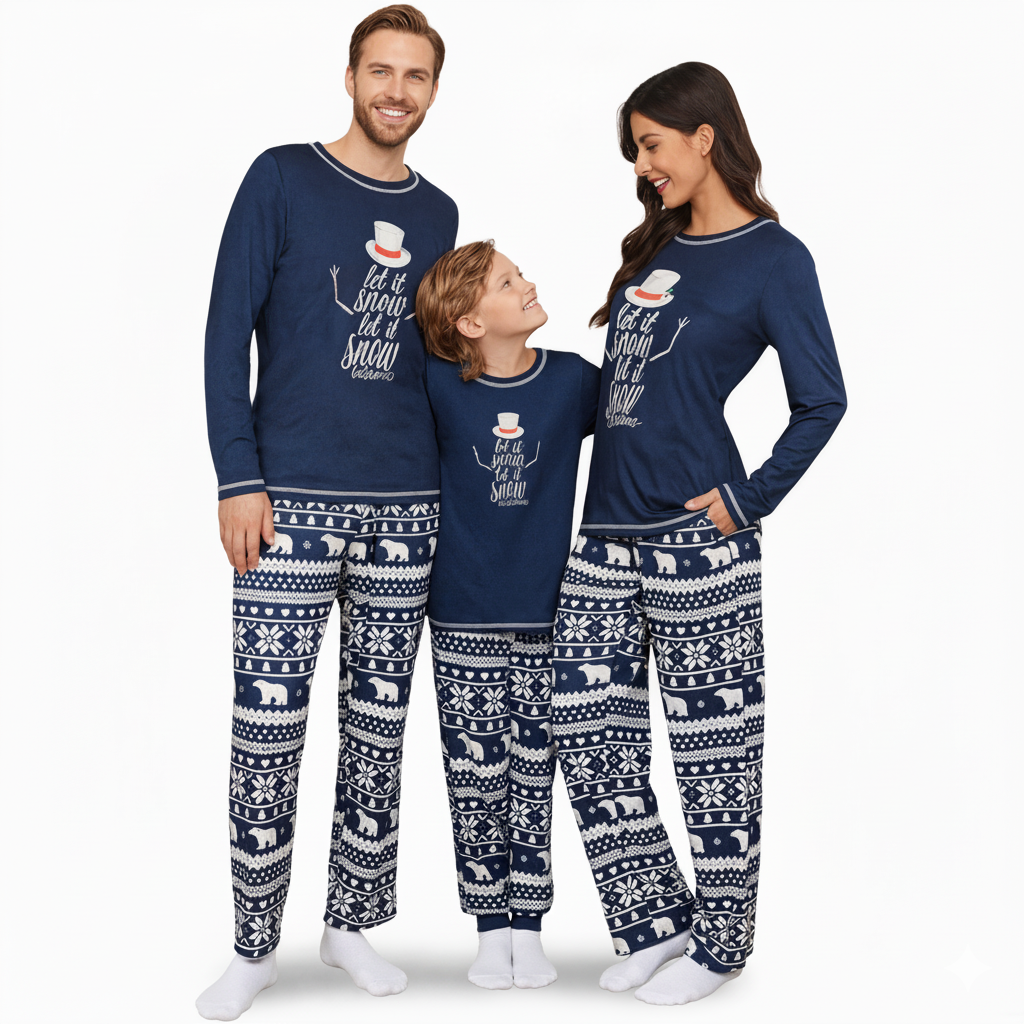Matching Family Sets Christmas Pajamas Set Xmas PJS Sleepwear Soft Christmas Matching Jammies