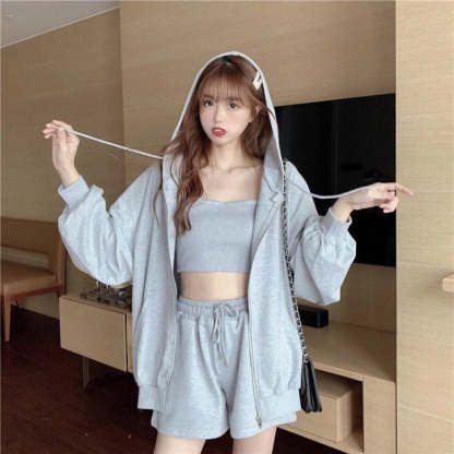3 Pieces Summer Sleepwear Set-Original Pajamas