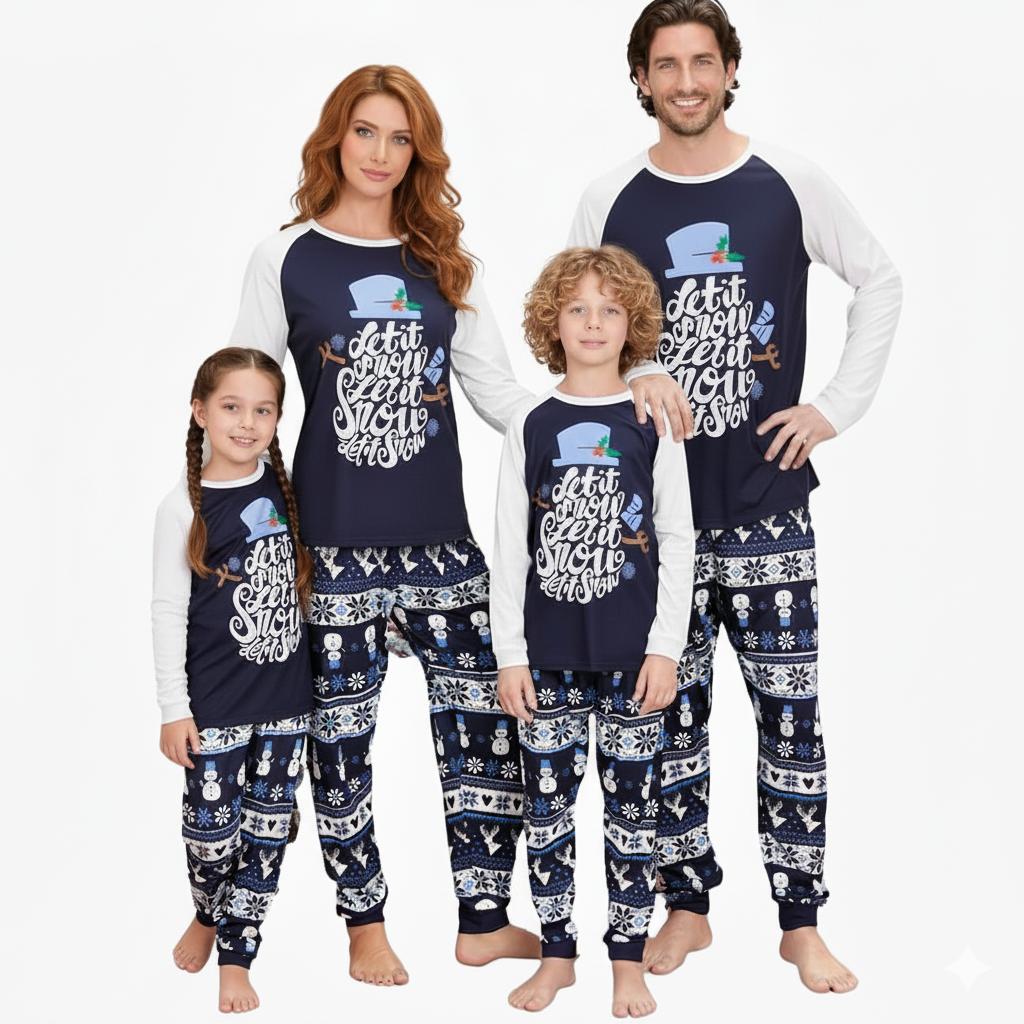 Holiday Pattern Matching Family Pajama Set
