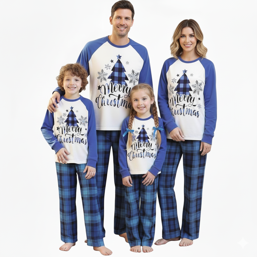 Holiday Pattern Matching Family Pajama Set