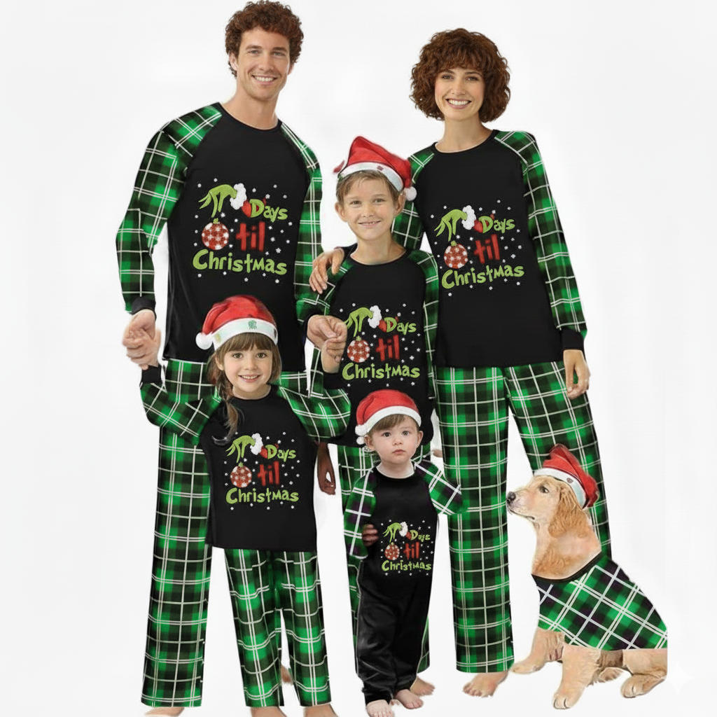 Holiday Pattern Matching Family Pajama Set