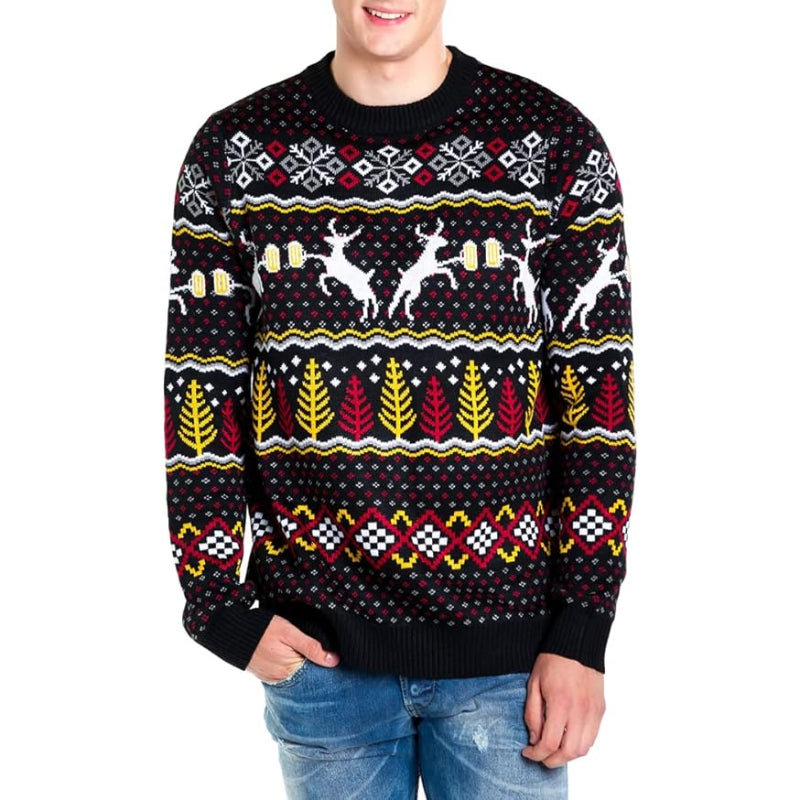 Cheerful Festive Pullover Sweater For Christmas-Original Pajamas