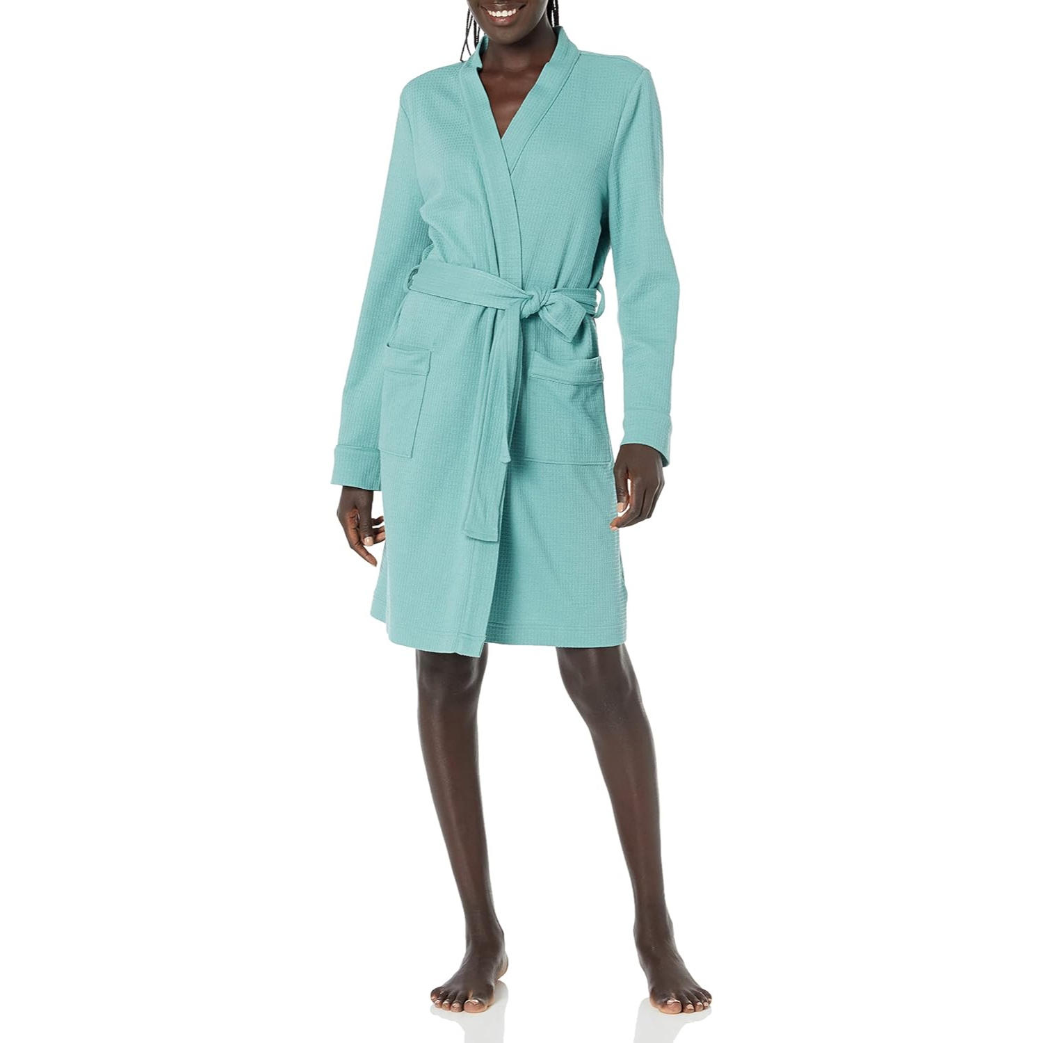 Lightweight Mid Length Bath Robe For Women