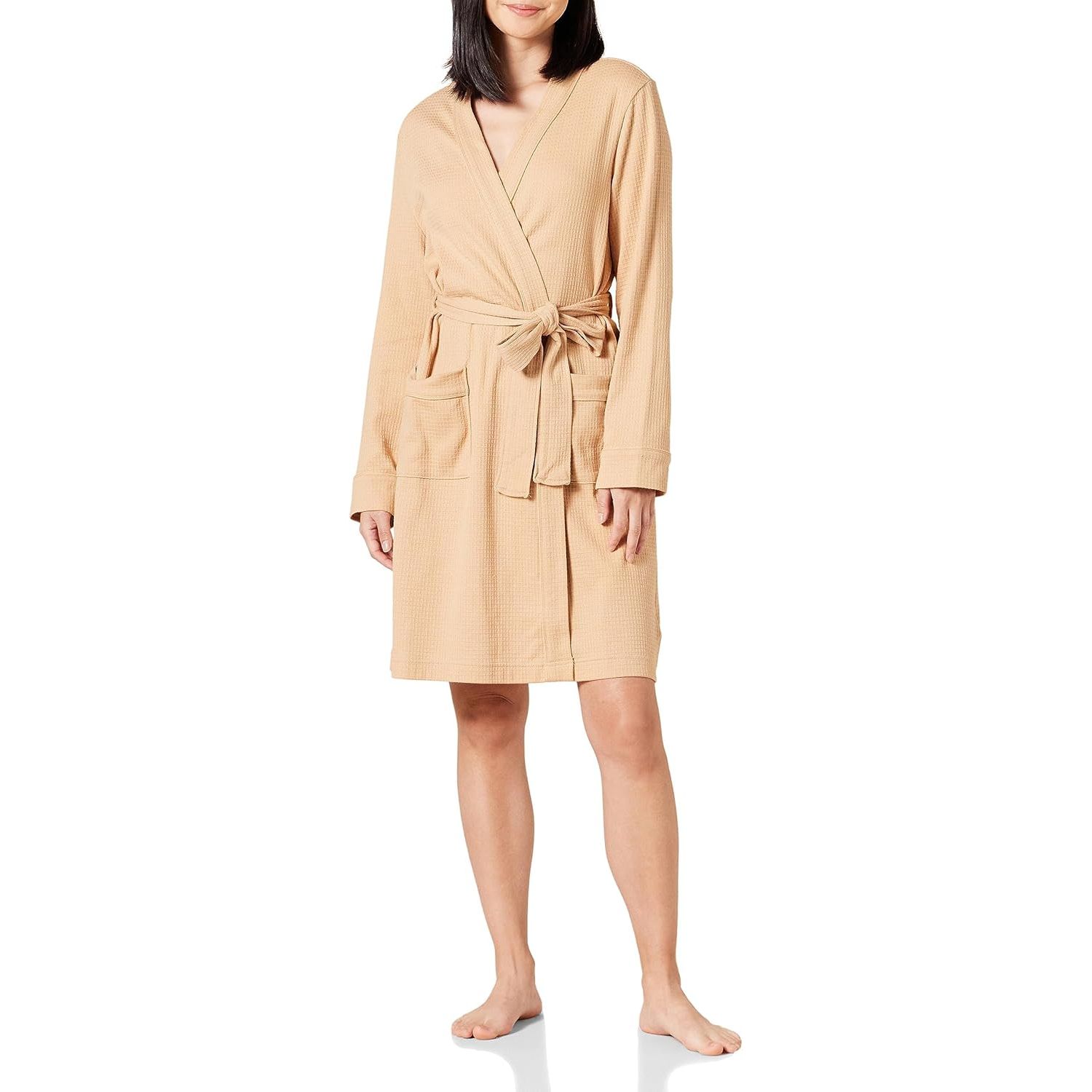 Lightweight Mid Length Bath Robe For Women