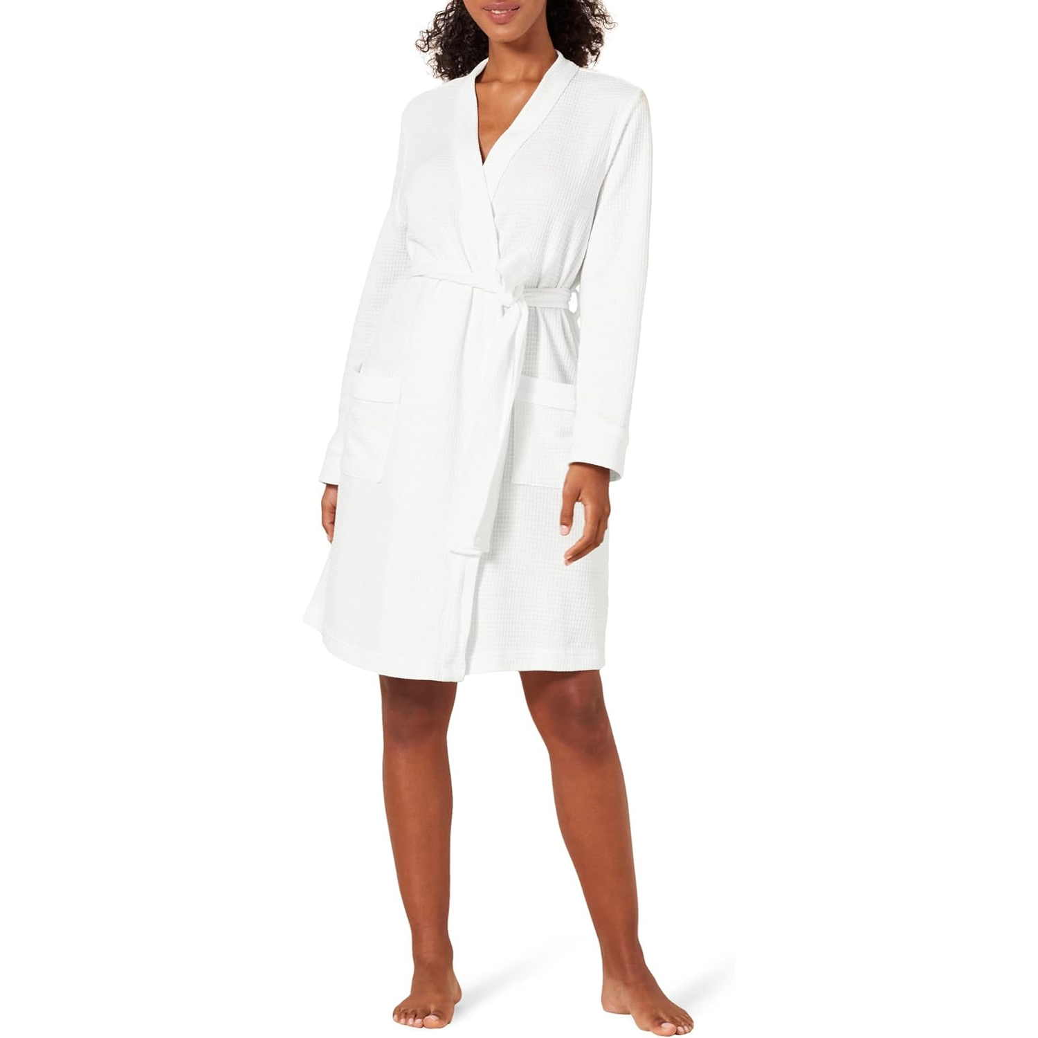 Lightweight Mid Length Bath Robe For Women