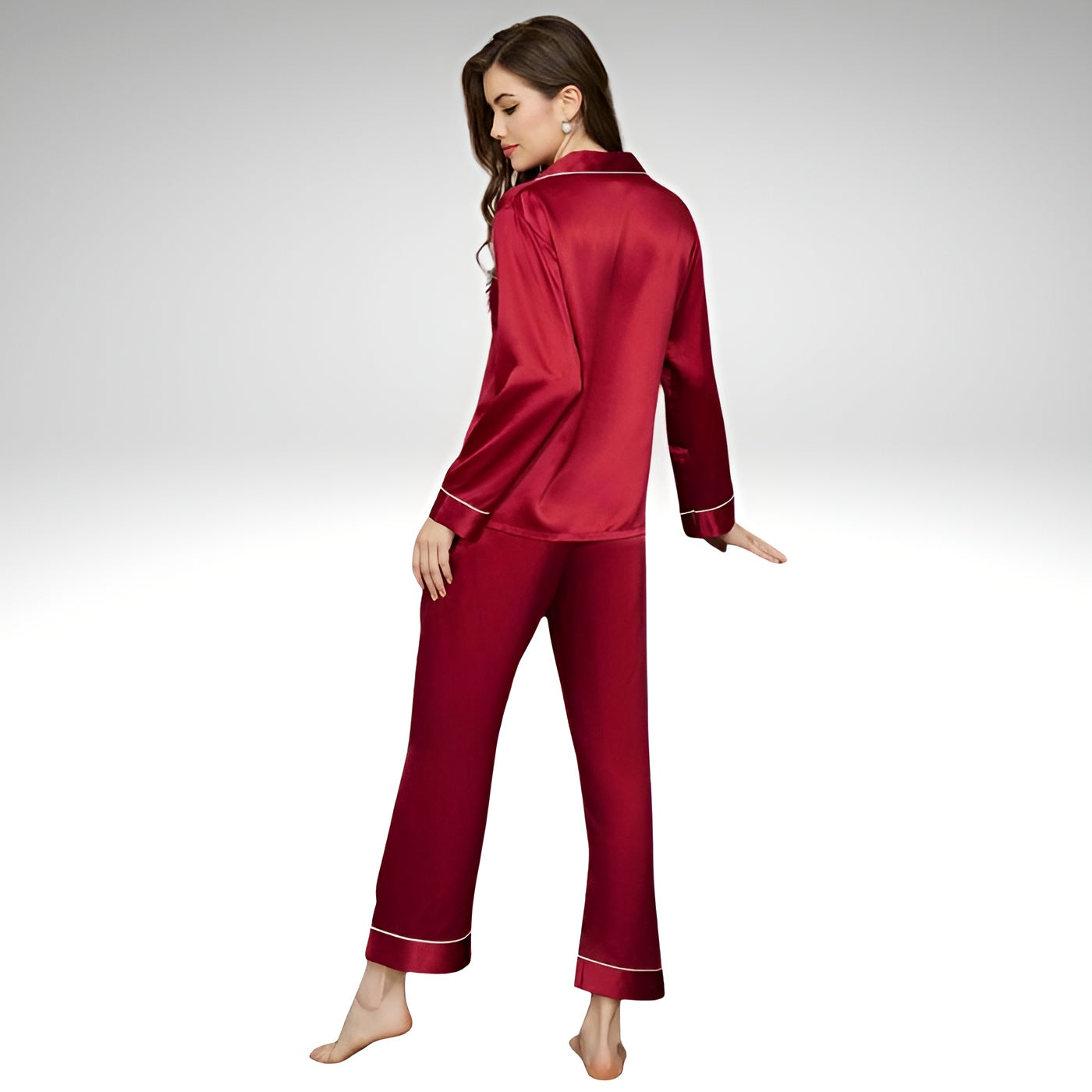 Lightweight Sleepwear Pajama Set-Original PajamasLightweight Sleepwear Pajama Set - Image 4