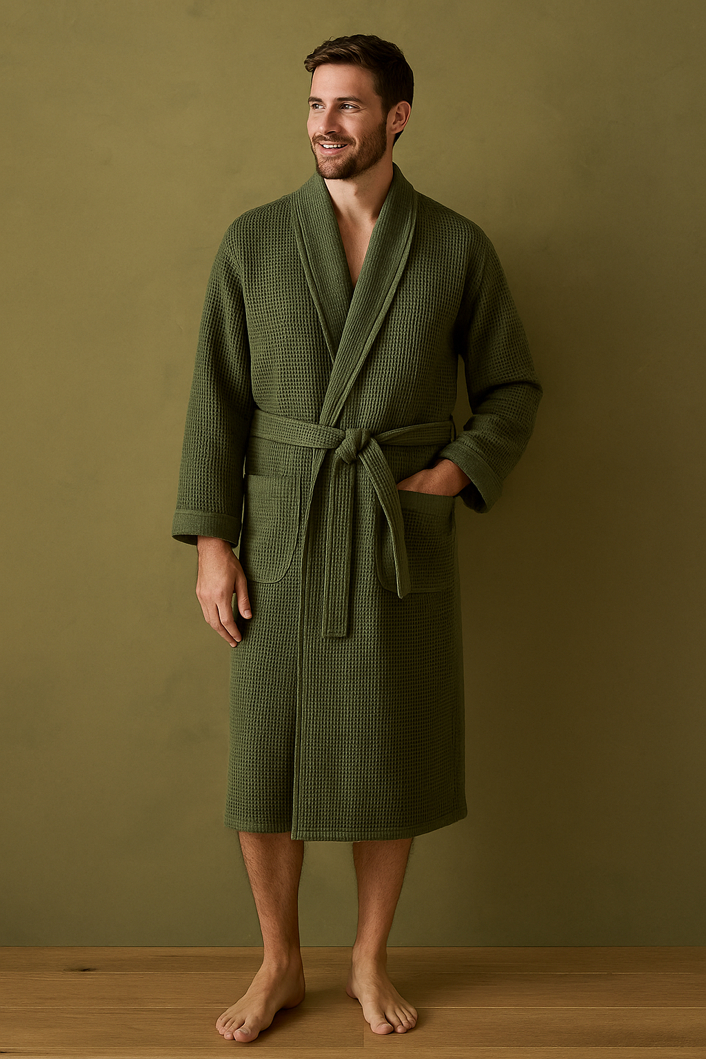 Waffle Weave Resort Robe-Original Pajamas