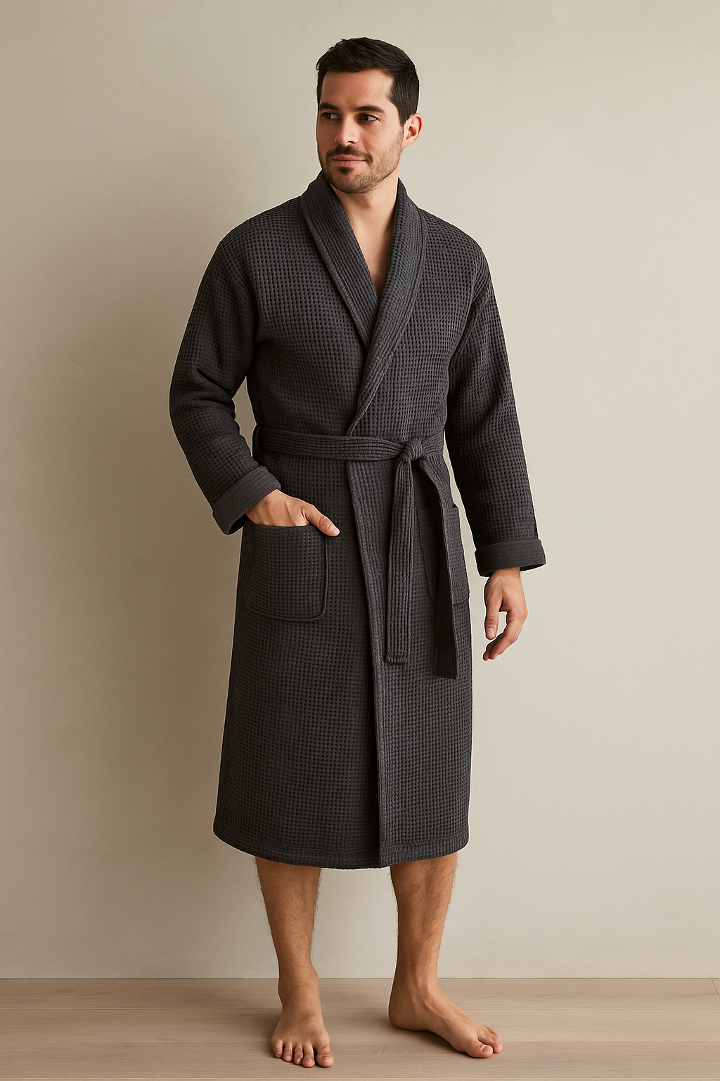 Waffle Weave Resort Robe-Original Pajamas