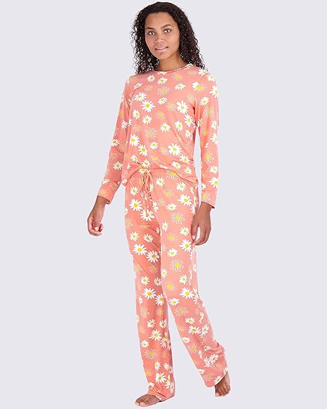 Long Sleeve Top With Comfy Pant Set-Original Pajamas