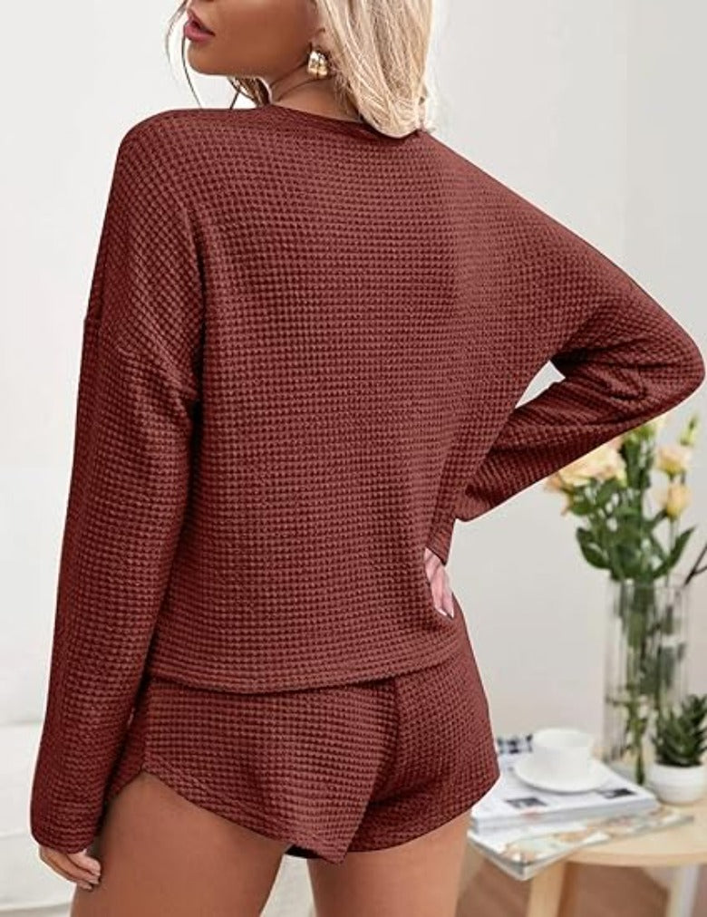 Long Sleeve Tops And Knit Pajama Sets-Original Pajamas