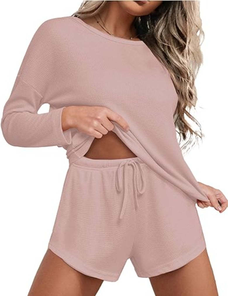 Long Sleeve Tops And Knit Pajama Sets-Original Pajamas