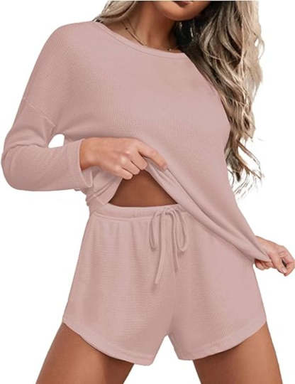 Long Sleeve Tops And Knit Pajama Sets-Original Pajamas