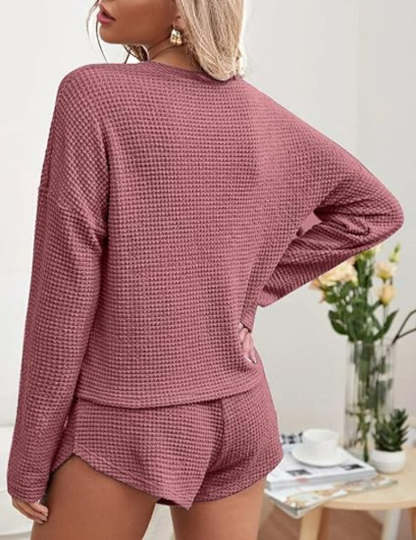 Long Sleeve Tops And Knit Pajama Sets-Original Pajamas