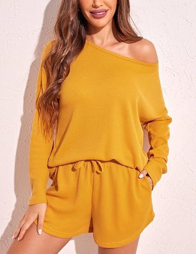 Long Sleeve Tops And Knit Pajama Sets-Original Pajamas