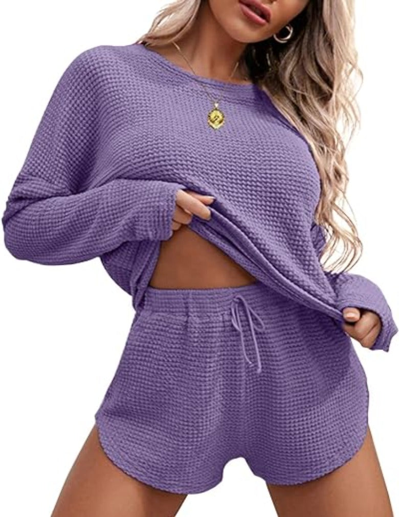 Long Sleeve Tops And Knit Pajama Sets-Original Pajamas