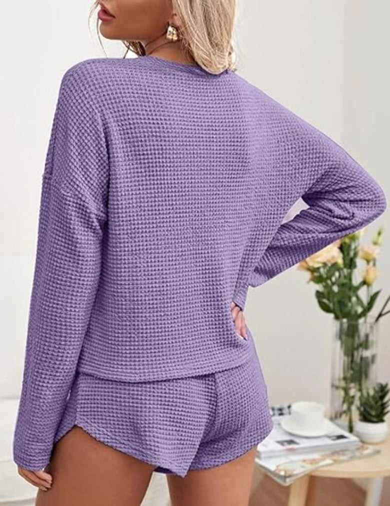 Long Sleeve Tops And Knit Pajama Sets-Original Pajamas